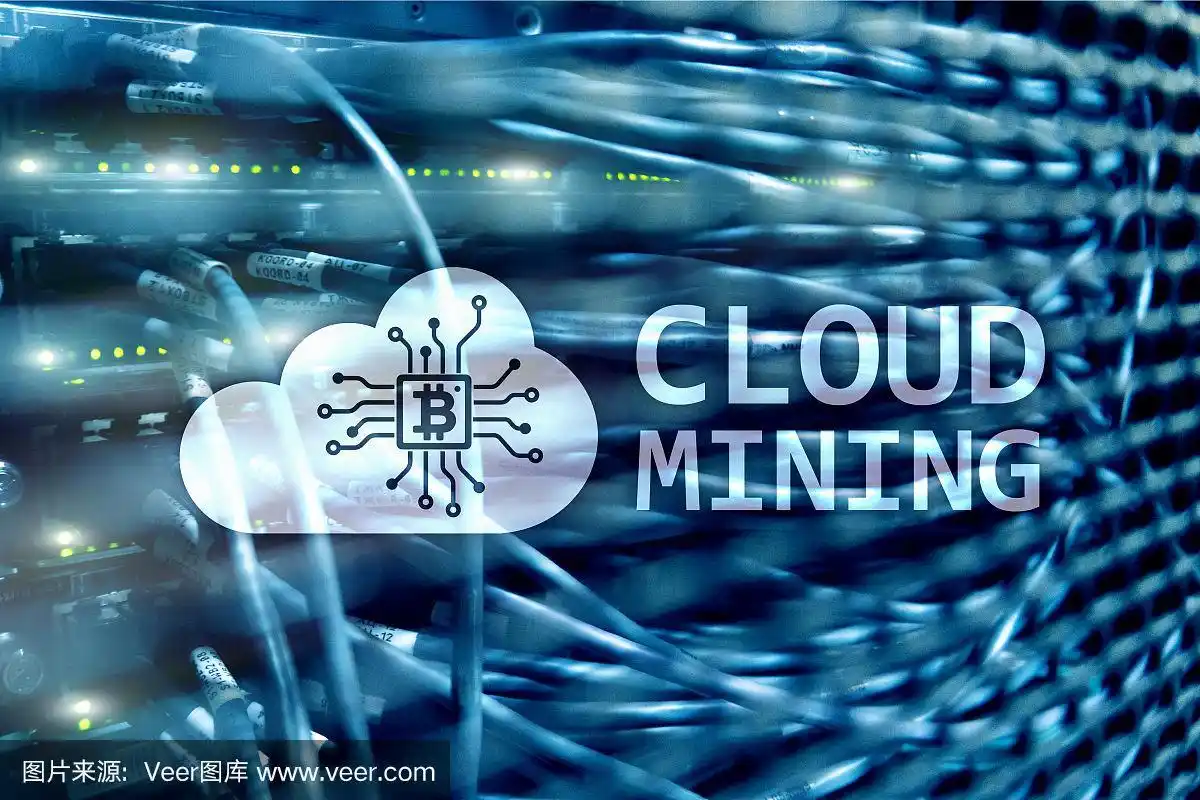 A stock image of a person looking intently at a screen filled with mining data.