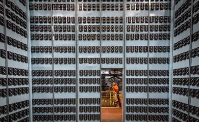 A mining farm located in the Netherlands, showcasing its efficient cooling systems.